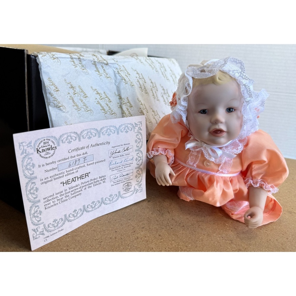 Yolanda Bello "Picture Perfect" Babies "Heather" Doll‎ In Box W/ COA